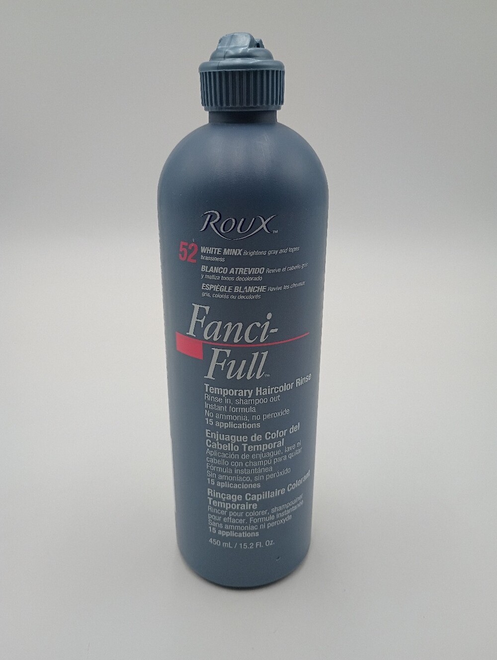 Roux Fanci-full White Minx 52 Temporary Hair Color Rinse 15.2 FL. Oz.